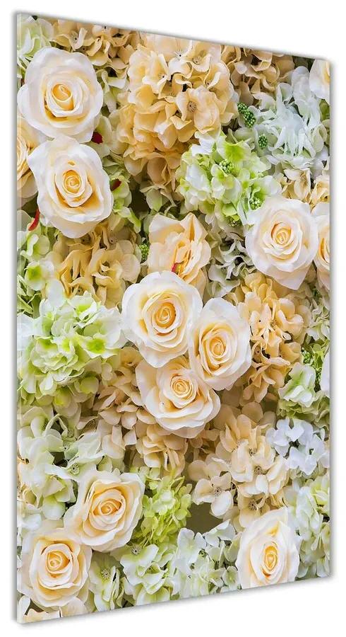 Foto obraz akryl do obývačky Svadobné kvety pl-oa-70x140-f-109290145
