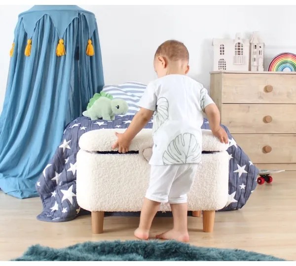 Taburet PIXI 37x61 cm, biely