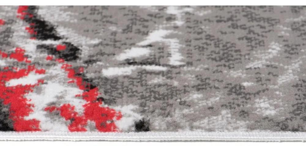 Kusový koberec PP Kevis šedočervený 130x190cm