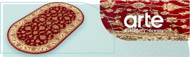 Koberec Agnella Standard Begonia bordový ovál