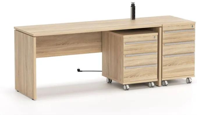 Drevona, stôl, REA PLAY RP-SPD-1600, graphite