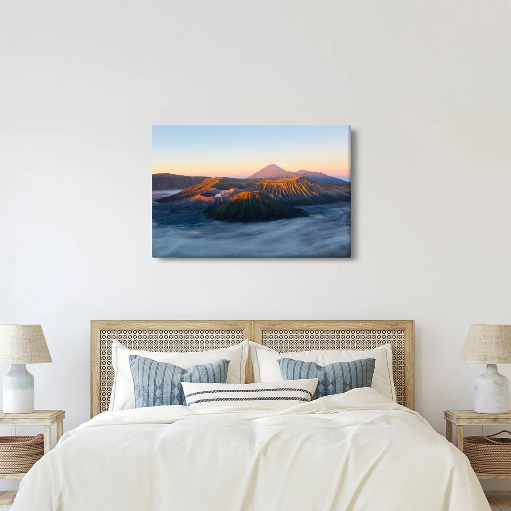 Obraz hory Bromo v Indonézii (90x60 cm)