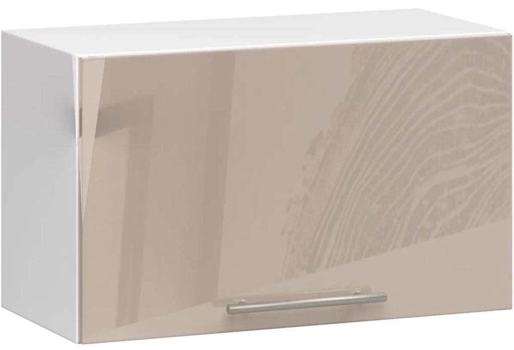 Závěsná kuchyňská skříňka Olivie W 60 cm bílá/cappuccino