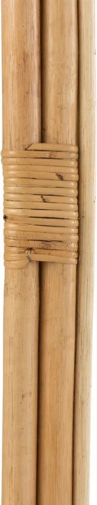 Prírodné ratanové zrkadlo s rebríkom Ellen Rattan Natural - 80*3*180 cm