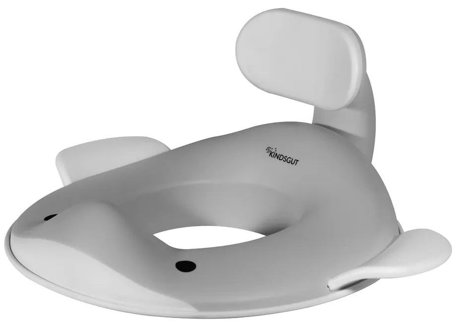 Tmavosivé detské WC sedadlo Dark grey – Kindsgut