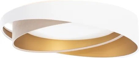 LED stmievateľné stropné svietidlo SM. GALAXY M. 24W/230V pr. 55 cm biela/béžová/zlatá + DO