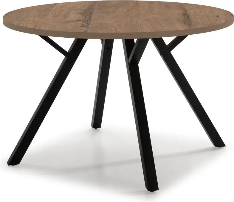 Okrúhly jedálenský stôl v dekore orecha ø 120 cm Beni - Marckeric