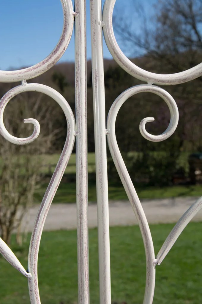 Oblúk na ruže Mel s bránkou - Krémová antik