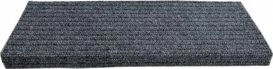 Vopi Nášľapy na schody Rio šedé obdĺžnik, samolepiaci - 25x80 obdĺžnik (rozmer vrátane ohybu)