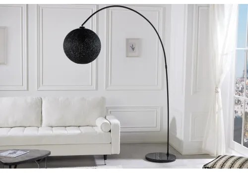 Stojaca lampa 40686 Cocooning 205cm Čierna  - Komfort-nábytok