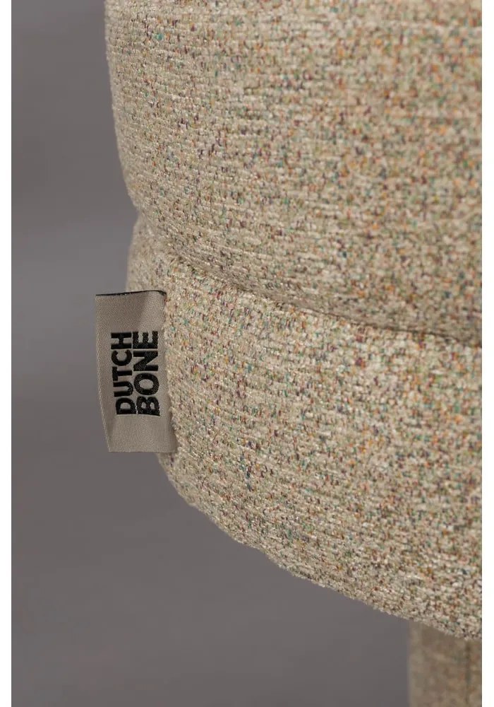 Béžová lavica z textílie buklé Fern – Dutchbone