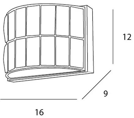 MAXLIGHT W0204 - Nástenné svietidlo DIAMANTE 1xG9/42W/230V chróm