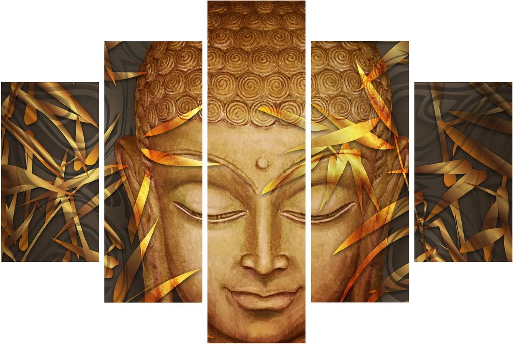 Obraz - Zlatý Budha (150x105 cm)