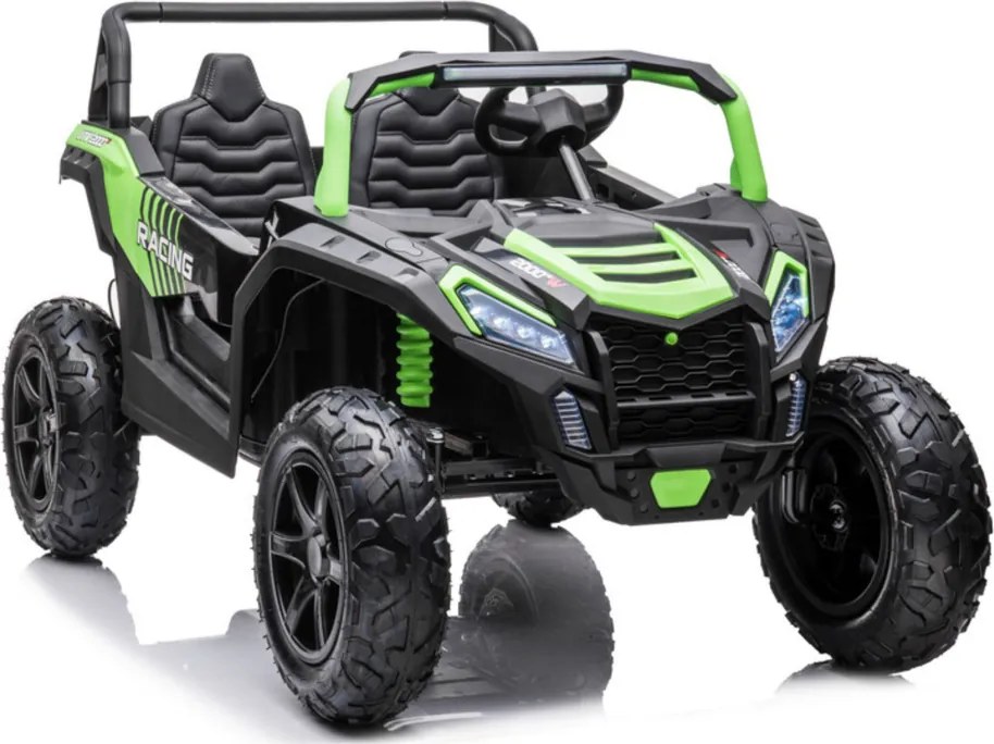 LEAN CARS Batériový vozík STRONG A032 zelený