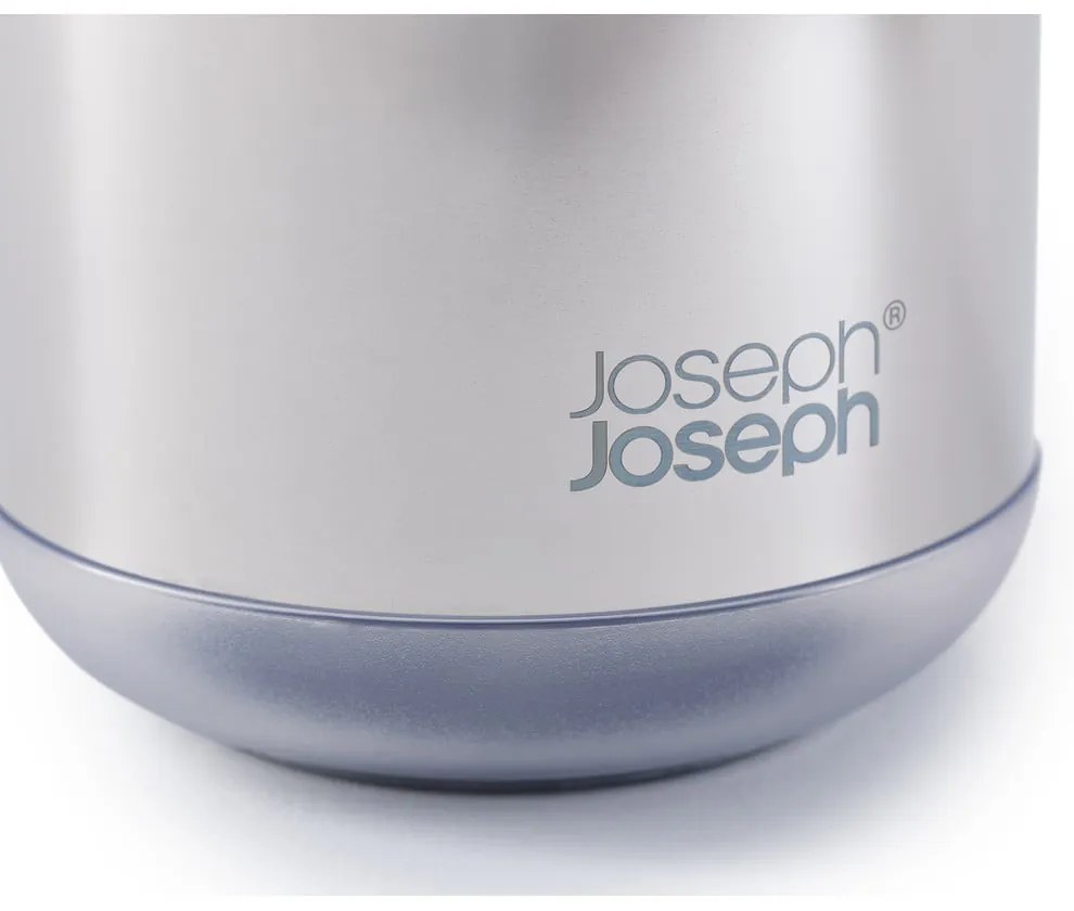 Dávkovač mydla z nehrdzavejúcej ocele v lesklo striebornej farbe 300 ml EasyStore Luxe – Joseph Joseph