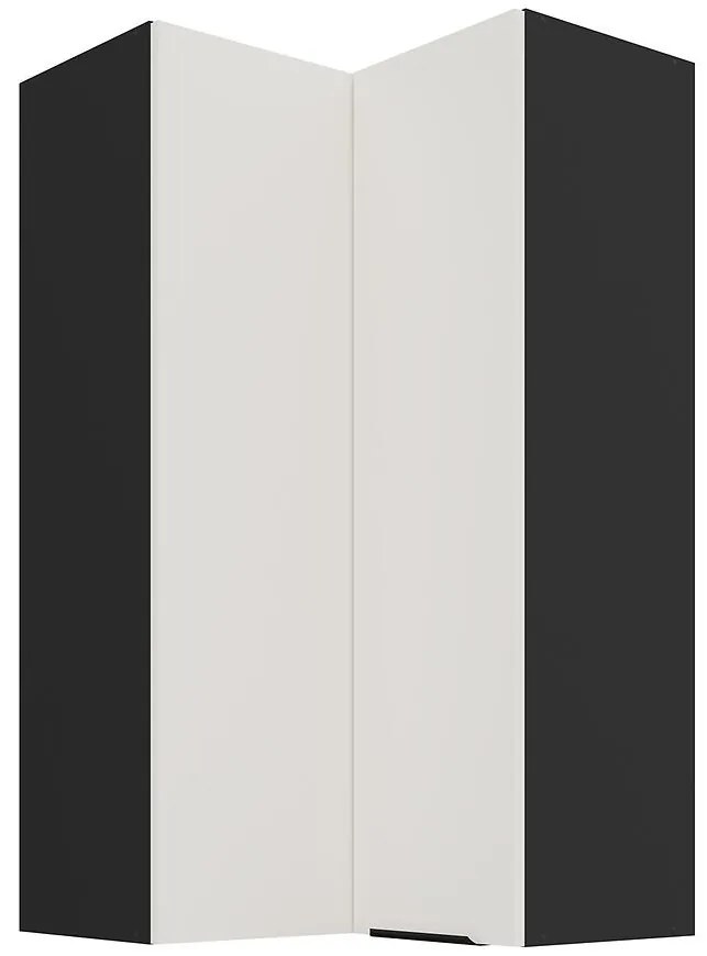 Kuchynská skrinka Aria-Wh/Bl Anti Fingerprint 60x60 Gn-108 2f (90°)