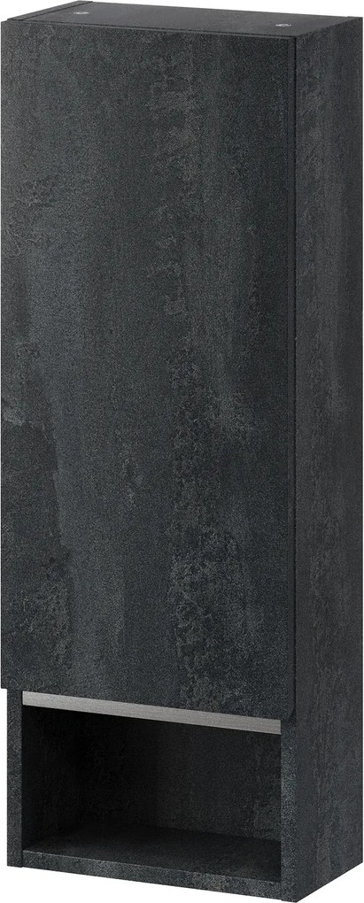 Závěsná koupelnová skříňka Letto 05 30 cm černý beton