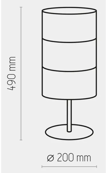 Stolná lampa BOGART 1xE27/15W/230V čierna/zlatá