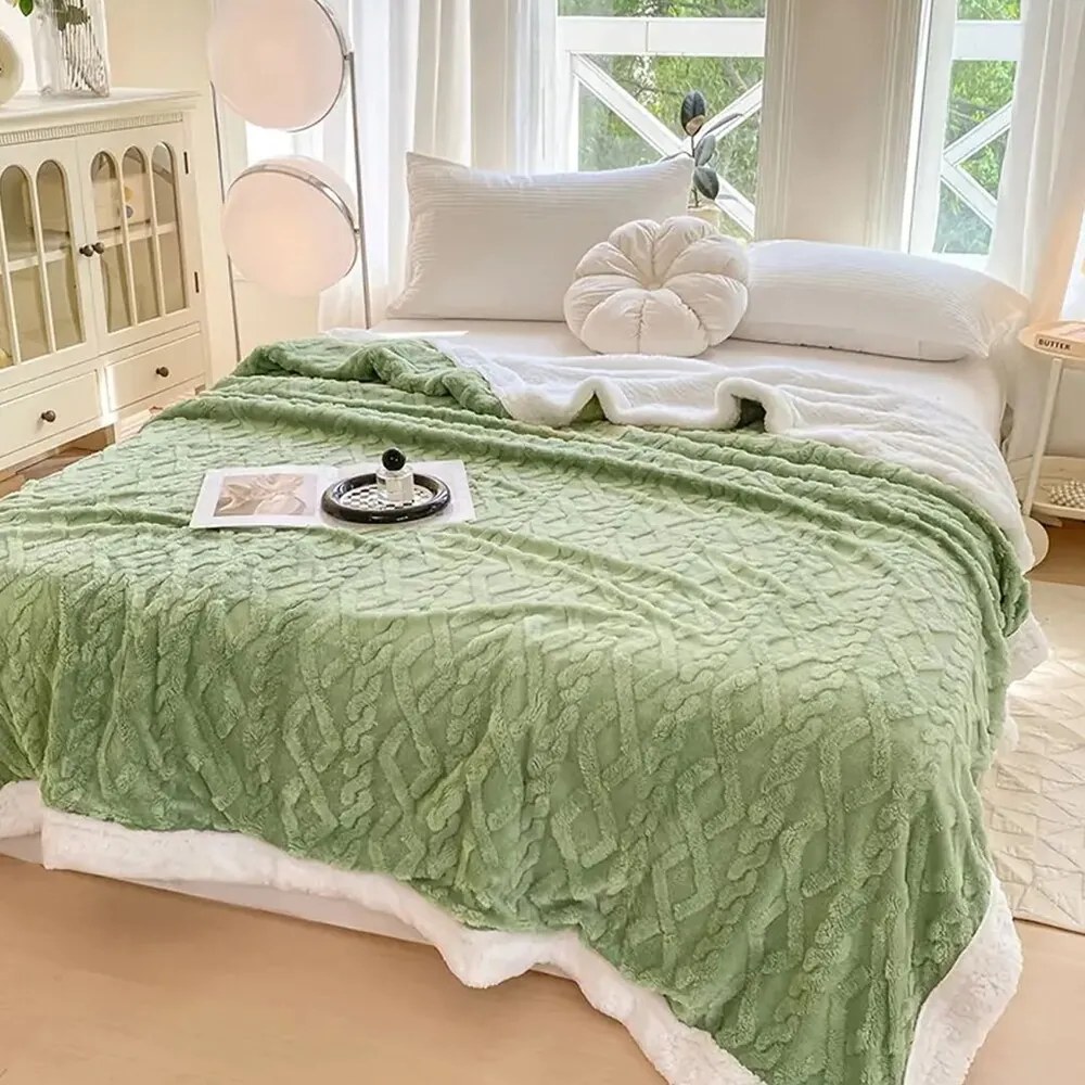 Hrejivá barančeková deka Homa REDDEA GREEN