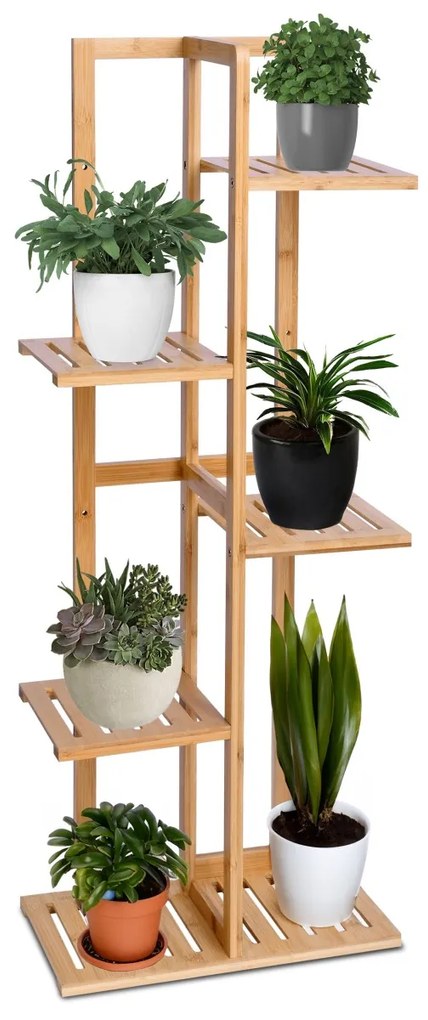 Bambusový stojan na kvety GUTREN hnedý