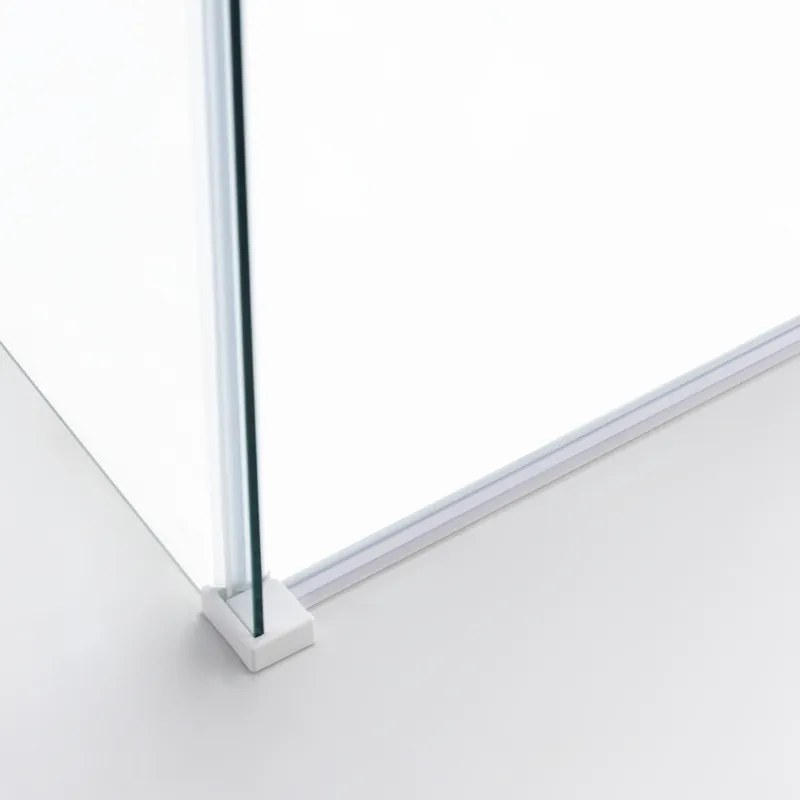 BPS-koupelny Obdĺžnikový sprchovací kút HYD-OK203C 120x80 biela/transparent - bez vaničky