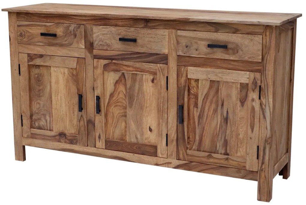 furniture-nabytek.cz - Kuchynská komoda z masívneho dreva palisander 160x45x90