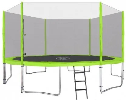 Záhradná trampolína RAMIZ SKY 14FT/427 cm - zelená
