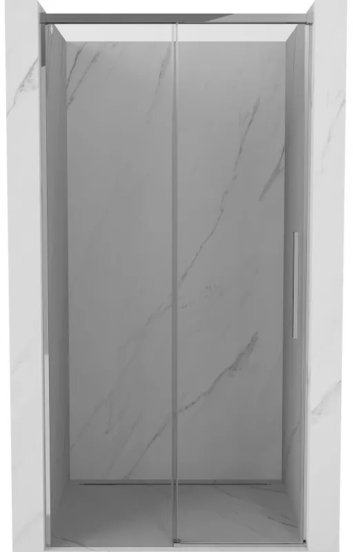 Mexen Rox, posuvné sprchové dvere 125 cm, 8mm číre sklo, chrómový profil, 8C2-125-000-01-00