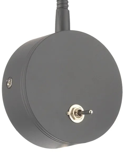 ONLI - LED Flexibilná lampička LEXI LED/1W/230V 4000K šedá