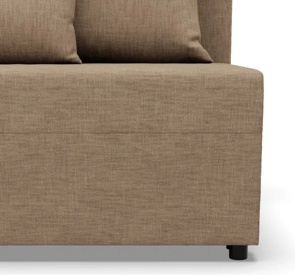 Rohová rozkladacia sedačka FERMO Lux cappuccino