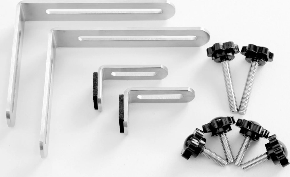 Závesný stolík na balkón AGATTI STONEWOOD - šedý