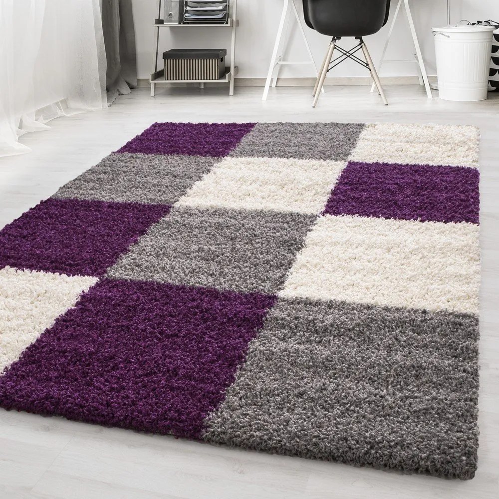 Fialovo-sivý koberec 160x230 cm Life – Ayyildiz Carpets