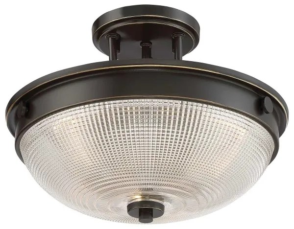 Quoizel QZ-MANTLE-SF-PN - Prisadený luster MANTLE 2xE27/60W/230V bronzová