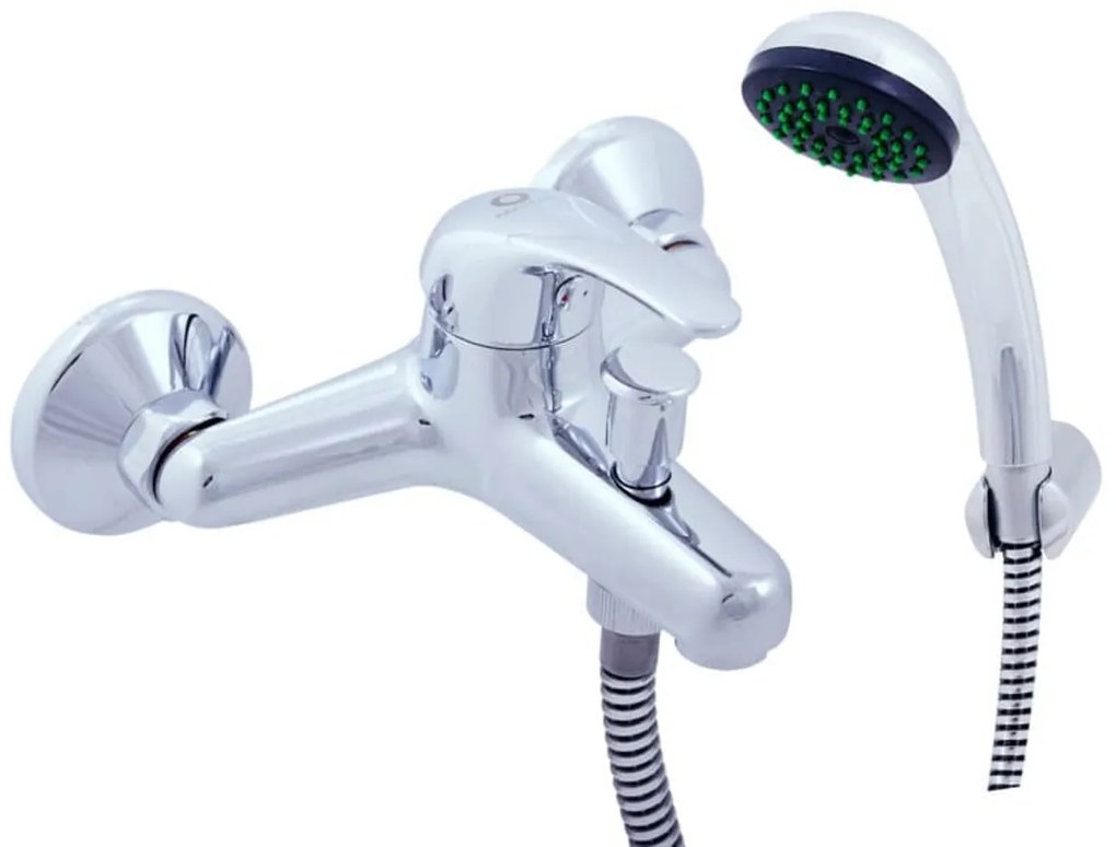 Vaňová batéria RAV Slezák SÁZAVA so sprchovacím setom 150 mm chróm SA054.5/1