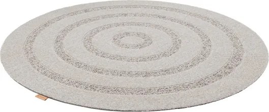 Koberec Agnella Noble Oblos svetlosivý kruh