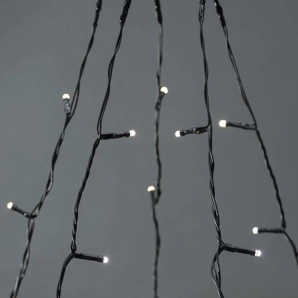 Nedis WIFILXT12W200 - LED Vianočný záves 200xLED/8 funkcií 5x7m IP65 Wi-Fi Tuya