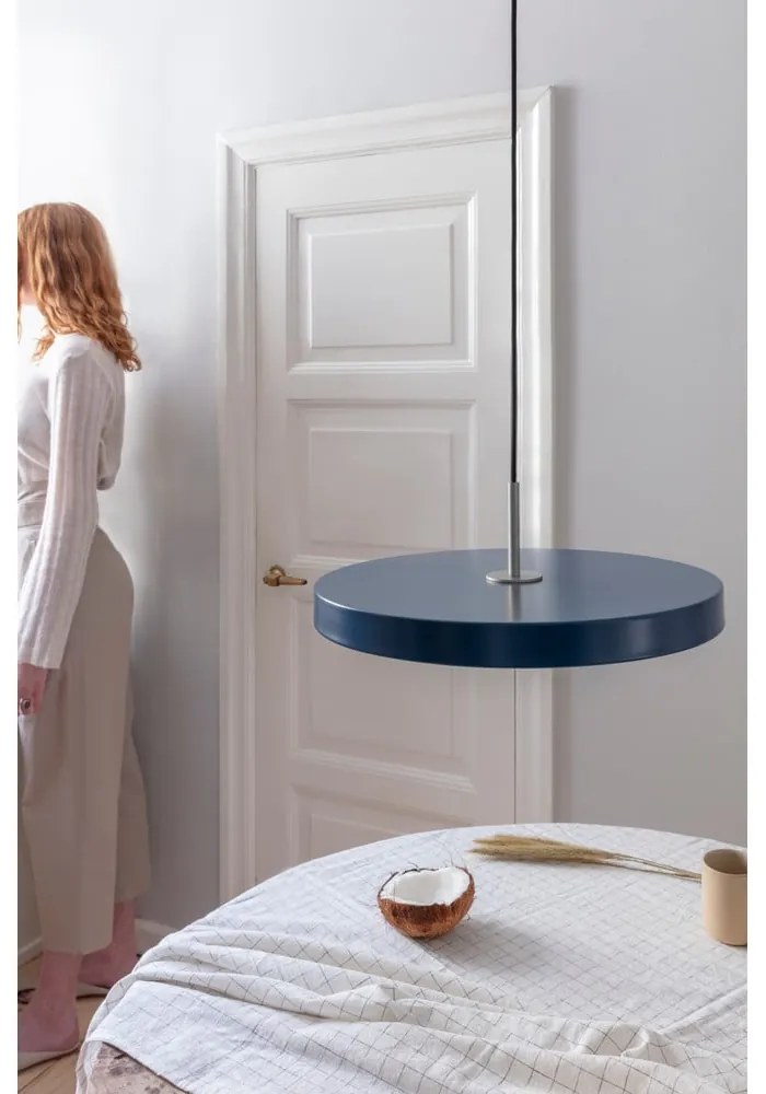 LED závesné svietidlo v petrolejovej farbe s kovovým tienidlom ø 43 cm Asteria Medium – UMAGE