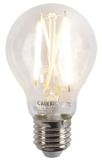 Inteligentná stojaca lampa zlatá s ľanovým tienidlom biela 45 cm vrátane Wifi A60 - Parte