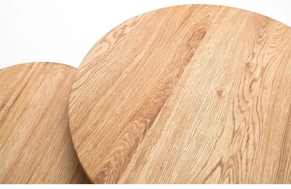 Sada 2 ks konferenčných stolíkov VEYLOR, dub