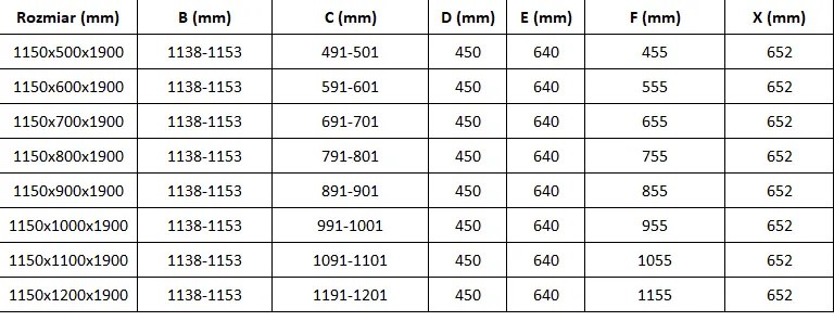 Mexen Roma, sprchovací kút 115 (dvere) x 100 (stena) cm, 6mm číre sklo, chrómový profil, 854-115-100-01-00