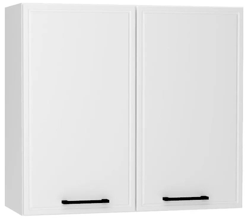 Kuchynské skrinka Emily W80 biely hrášok mat