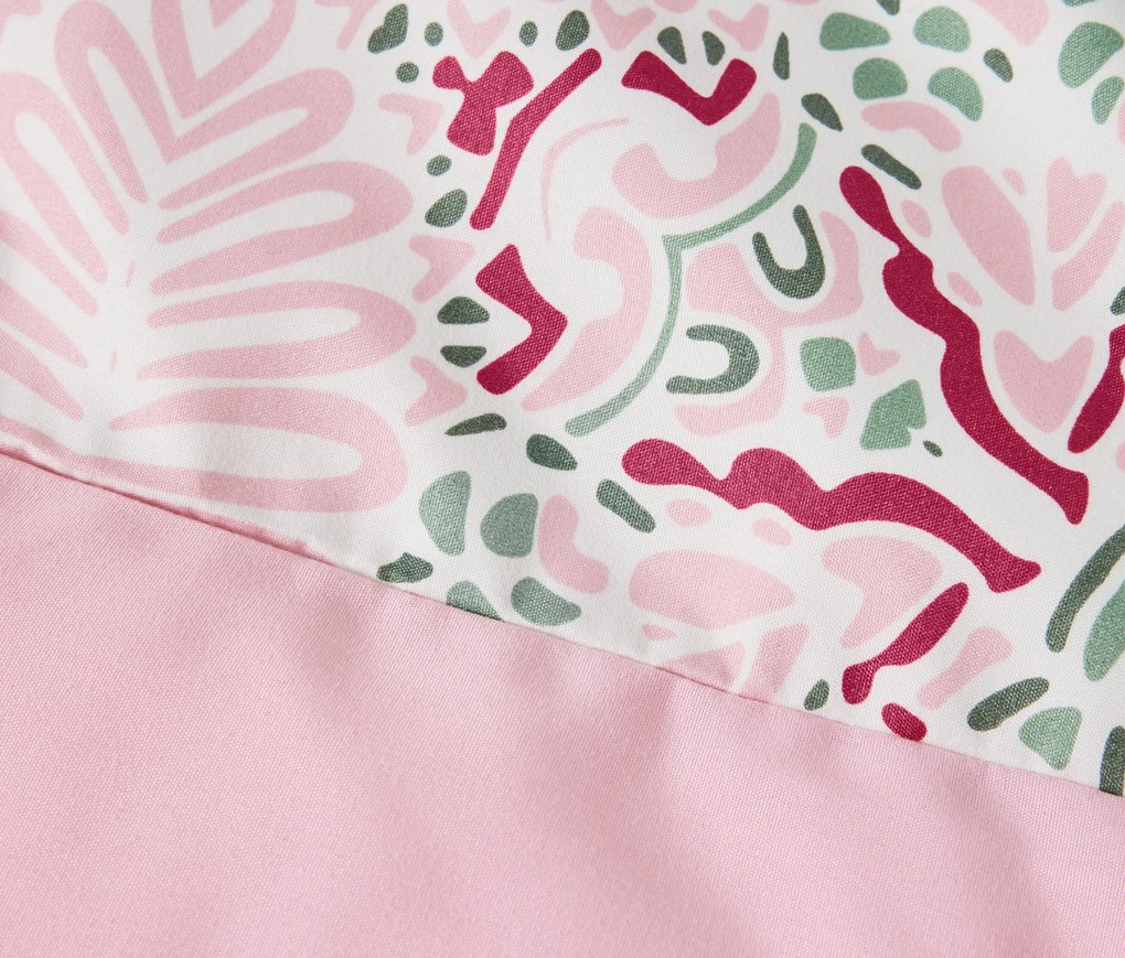 Posteľná bielizeň z mikrovlákna, ružová, štandardná veľkosť