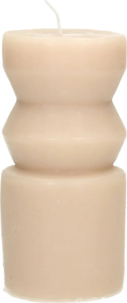 Sviečka Cornelia 14cm beige