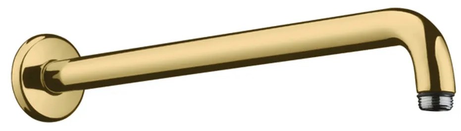 Hansgrohe Hansgrohe, sprchové rameno 389 mm, leštený vzhľad zlata, HAN-27413990