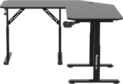 Herný rohový stôl Hero 7.3 čierny