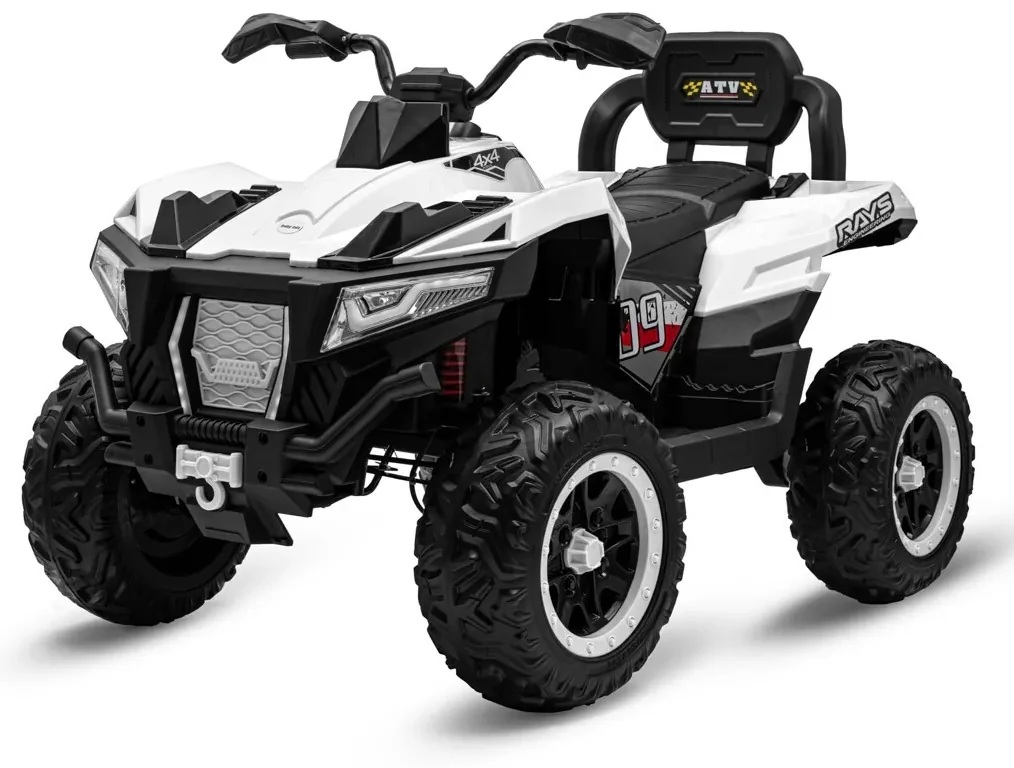 Detská elektrická štvorkolka Baby Mix RAVE 4x4 biela
