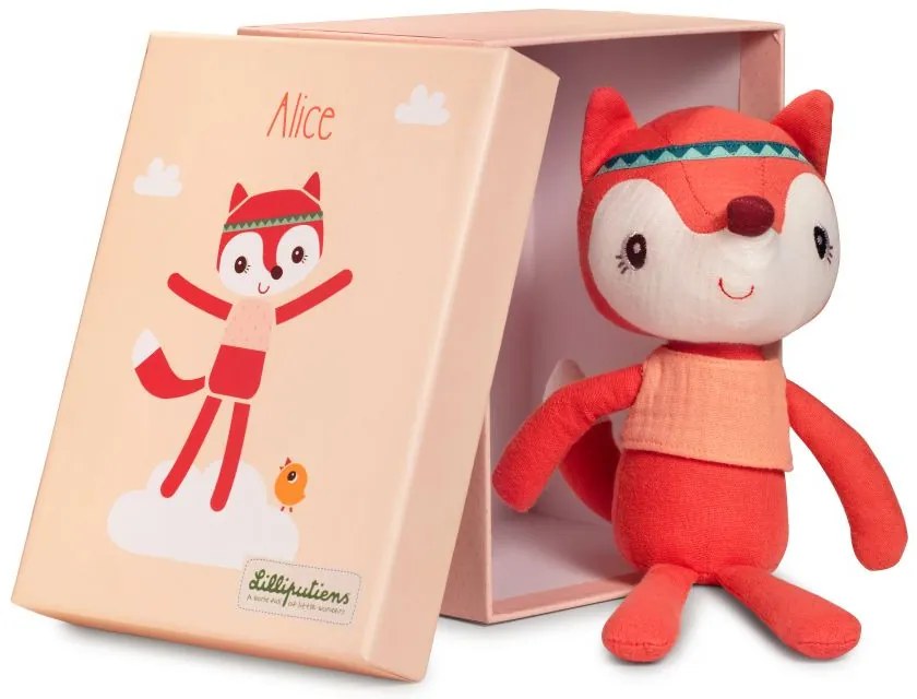Lilliputiens – líška Alice - plyšová hračka