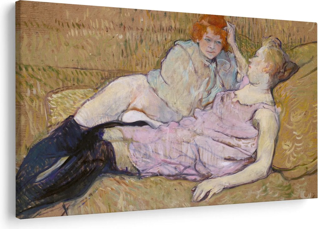 Obraz - Henri de Toulouse-Lautrec, The Sofa, reprodukcia (90x60 cm)