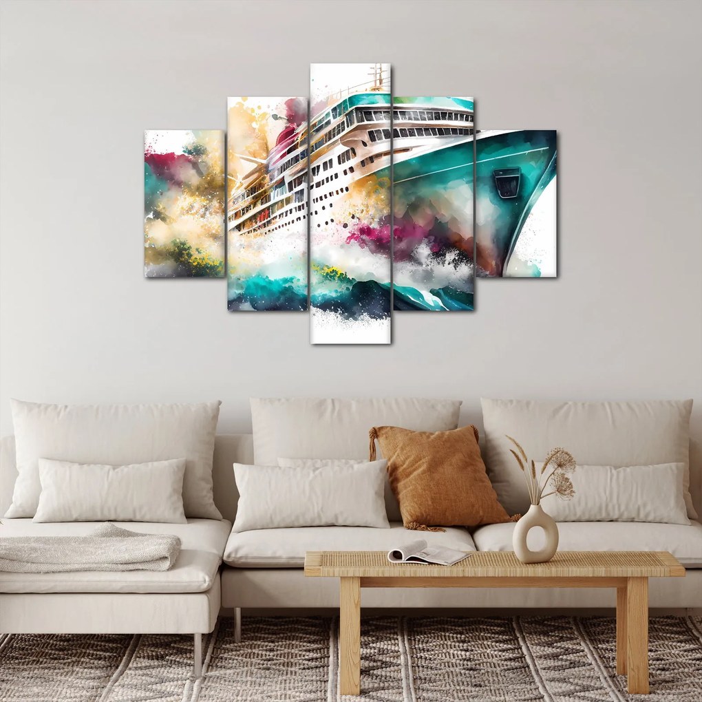 Obraz - Akvarelové more (150x105 cm)
