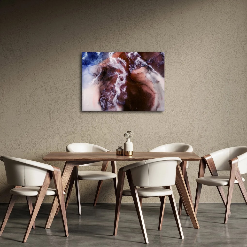Obraz - Fialový mramor N⁰3 (70x50 cm)